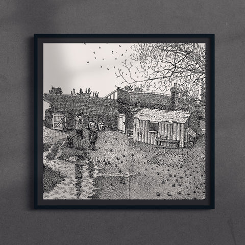 Belmont House, Limited Edition Giclee Art Print