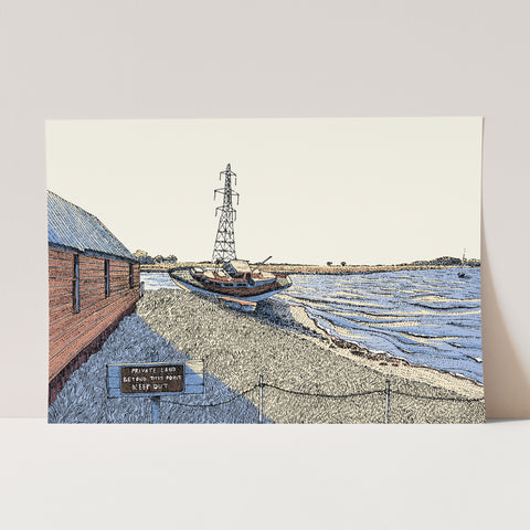 5 x Postcards, North Kent Coastline Colour