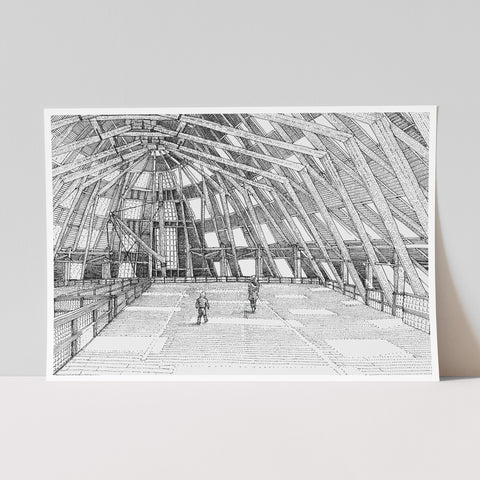 Dockyard Slip 3 Limited Edition Art Print (A4)