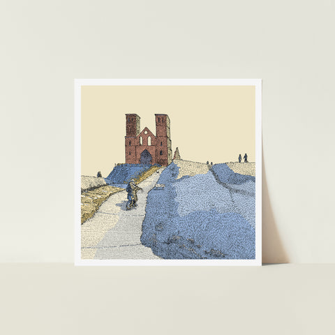 Reculver Bike Ride Colour (Open Edition)